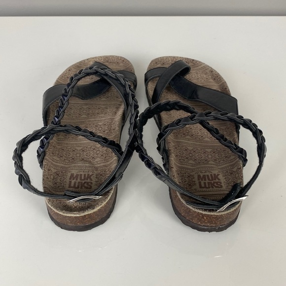 Muk Luks Estelle Ankle Wrap Sandals Size 8 - Picture 8 of 16